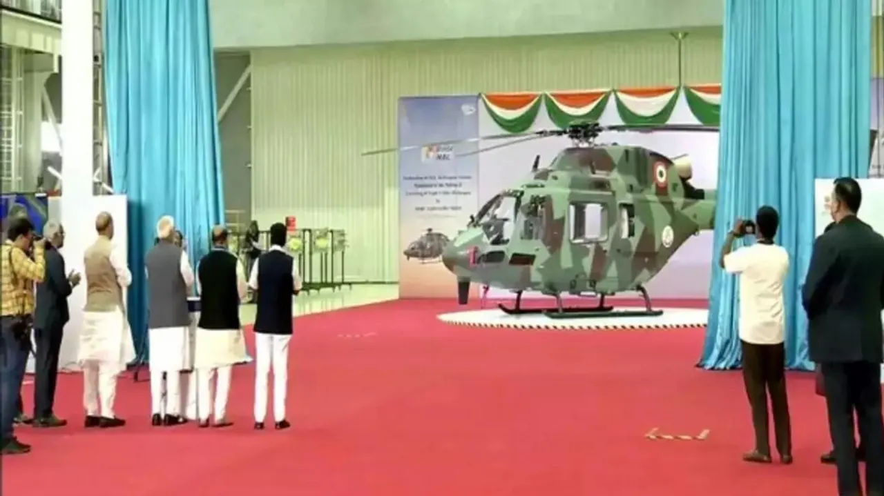 PM Modi inaugurates Helicopter Factory of HAL in Karnataka's Tumakuru