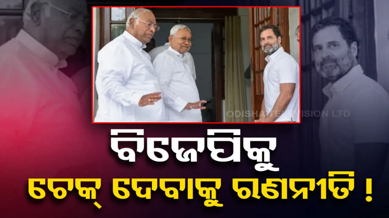 Nitish Kumar meets Mallikarjun Kharge, Rahul Gandhi