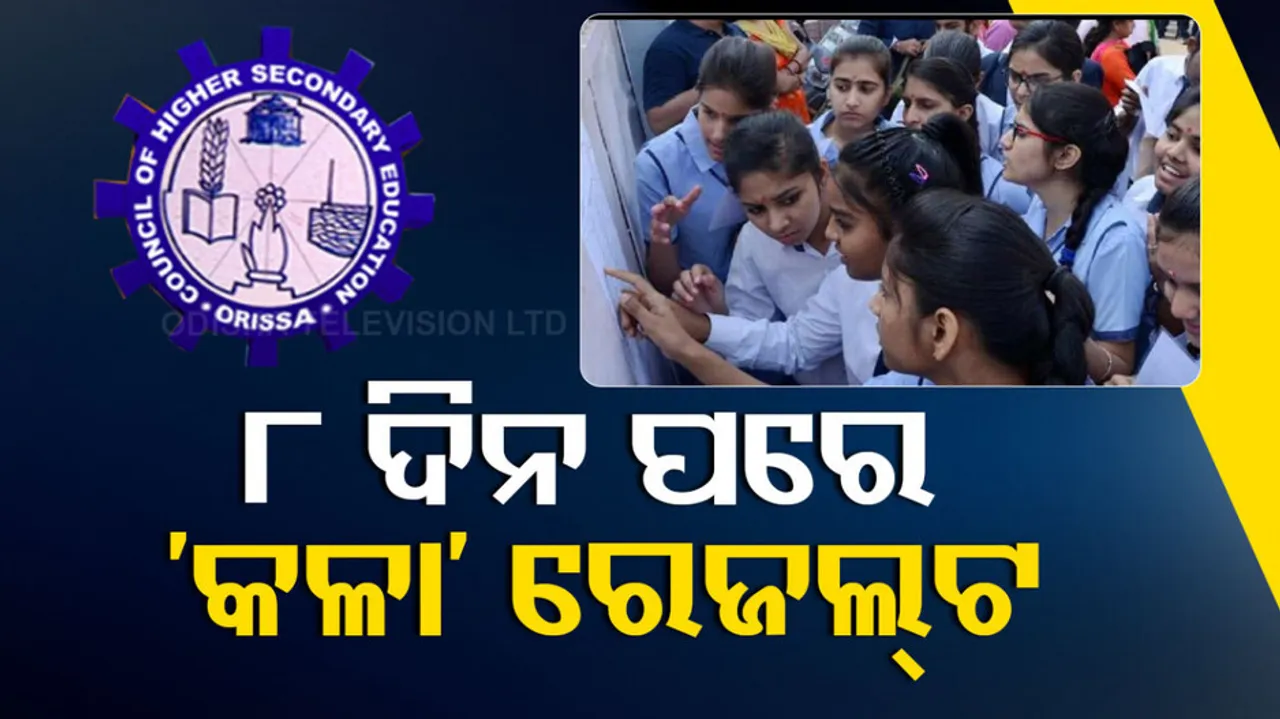 Odisha Plus Two Arts Results 2023