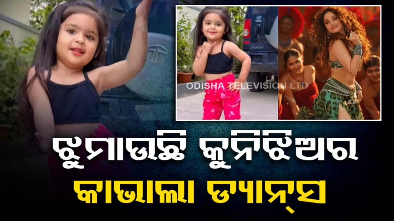 Little girl's dance to Tamannaah's Kaavaalaa