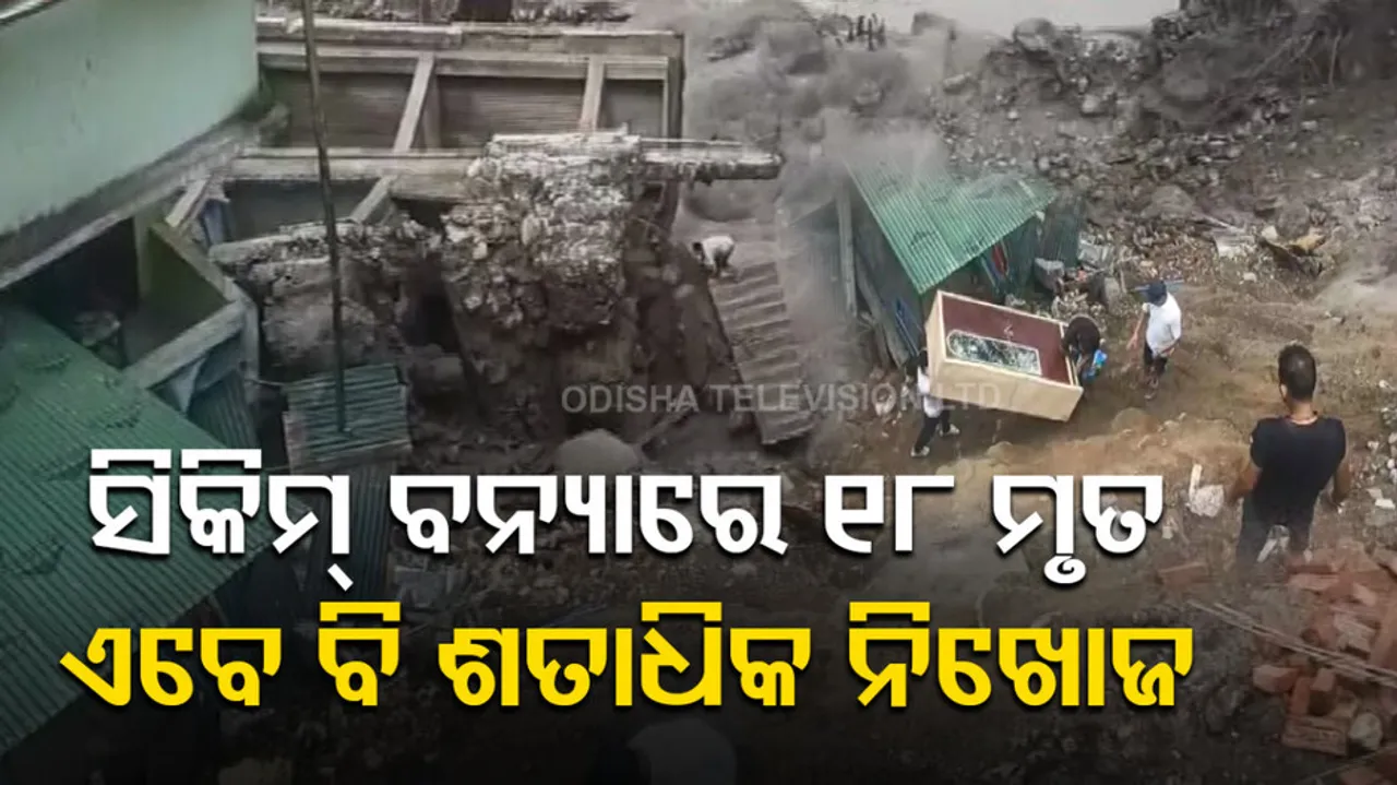 Sikkim flash floods death toll