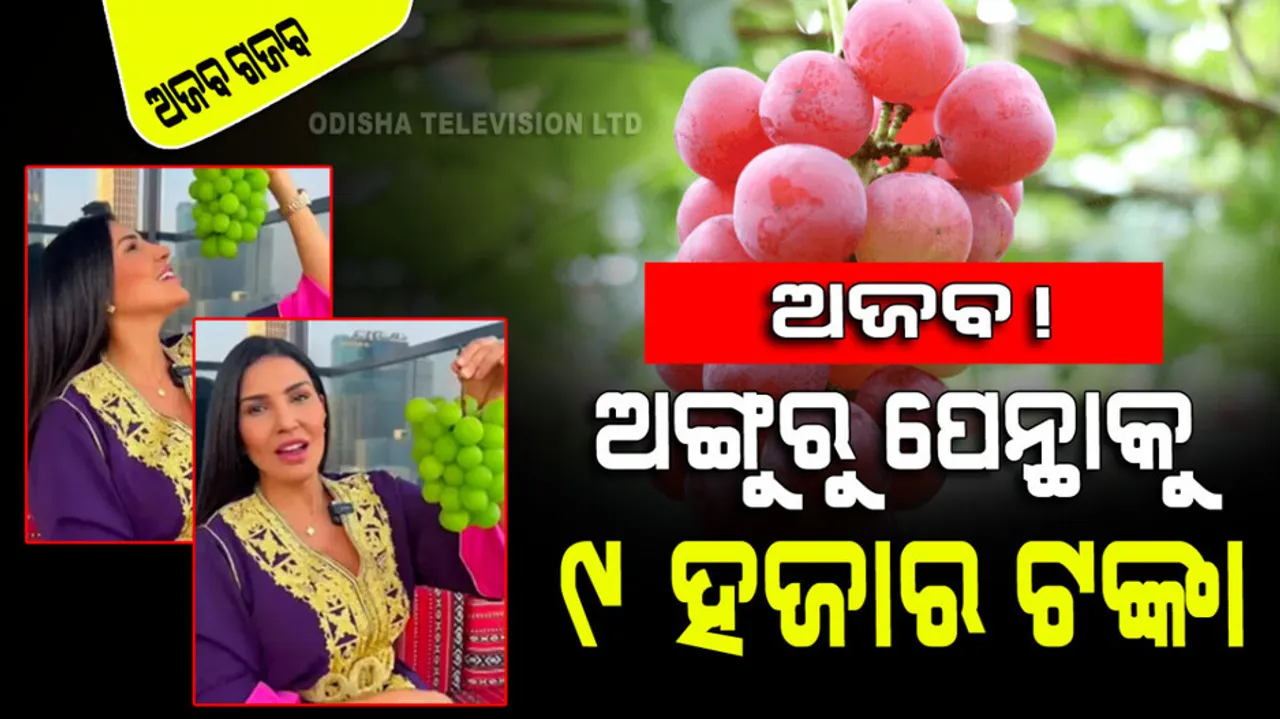 woman bought 100 grams grapes for rs 9000