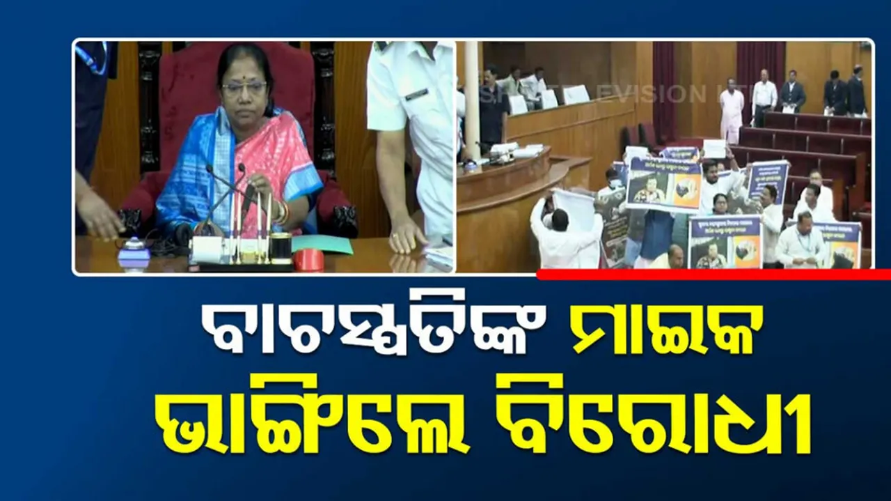 BJP MLA Broke Speaker Mike