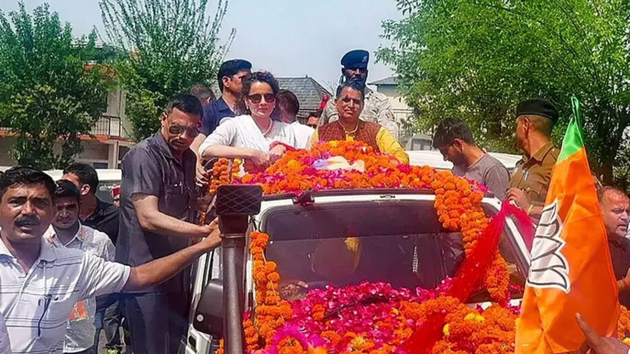 Kangana Ranaut launched her campaign for the Lok Sabha election 2024