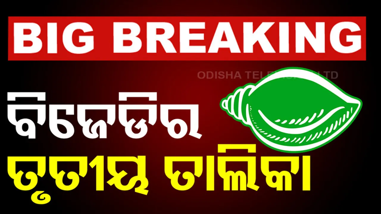 BJD Releases 3rd list of Lok Sabha Candidates
