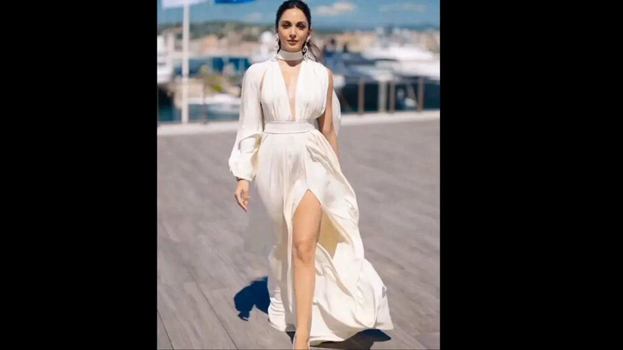 Kiara advani gave glimpse of her outfit before debut at the 77th cannes film festival
