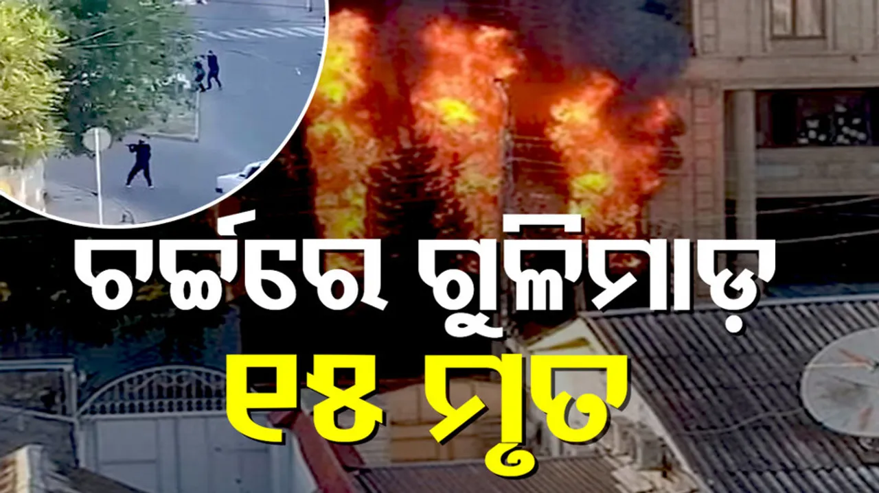 Gunmen opened fire on a synagogue and Orthodox Church