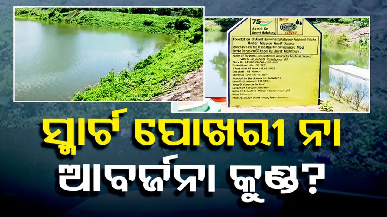 Once-Model Smart Pond in Kendrapara Now Lies Neglected