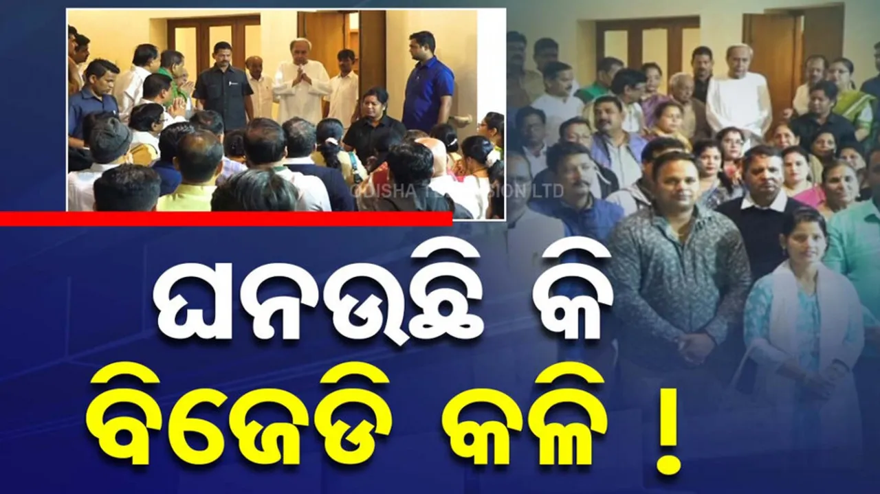 BJD Leaders Meet Party Supremo