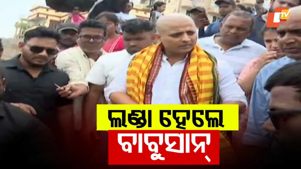 Babushaan Mohanty shaves head