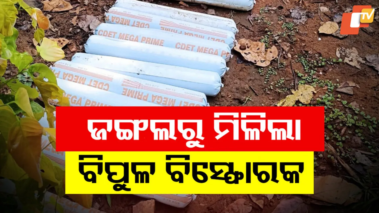 Explosives recovered