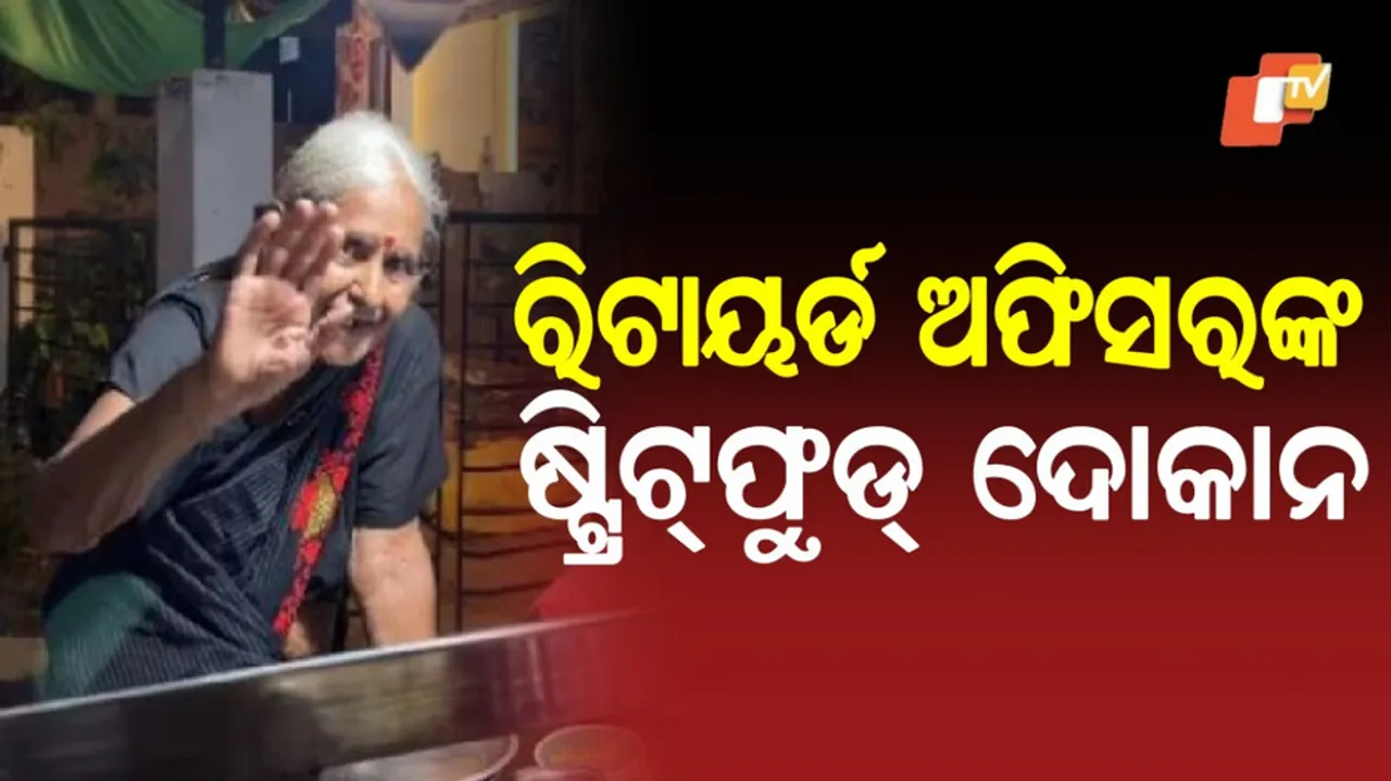 Army veteran runs food stall