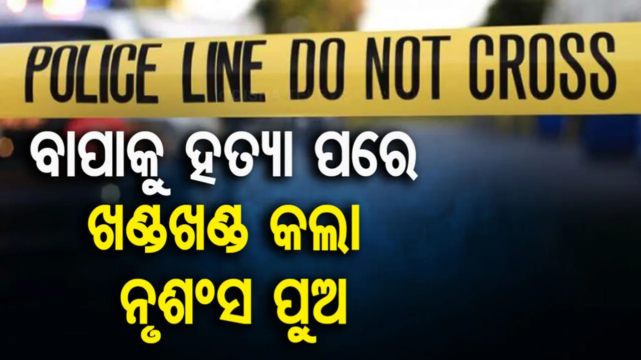 Man kills father chopped body into suitcase