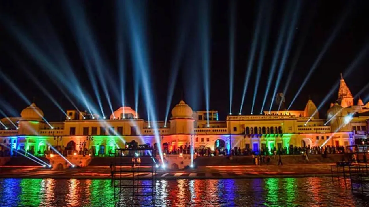 ରଙ୍ଗବେରଙ୍ଗର ଆଲୋକମାଳାରେ ସଜେଇ ହୋଇଛି ଶ୍ରୀରାମଙ୍କ ନଗରୀ ଅଯୋଧ୍ୟା