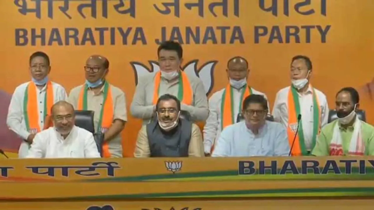 ବିଜେପିରେ ମିଶିଲେ ୫ କଂଗ୍ରେସ ବିଧାୟକ