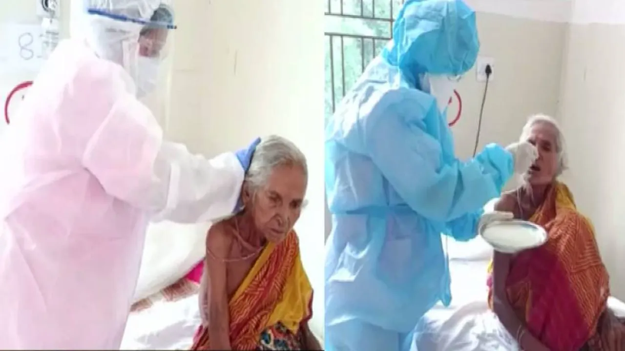 କରୋନାକୁ ହରାଇଲେ ଶହେ ବର୍ଷର ବୃଦ୍ଧା