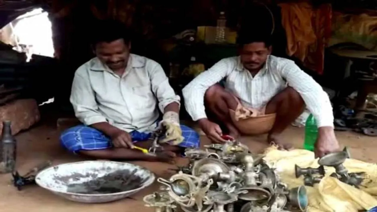 ଅବହେଳିତ ଢେଙ୍କାନାଳ ଜିଲ୍ଲାର ଢୋକ୍ରା କାରିଗର