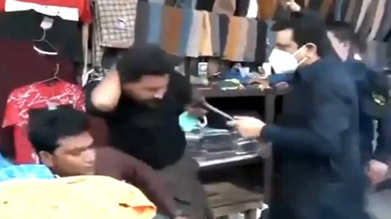 ମାସ୍କ ନପିନ୍ଧିବାରୁ ଦୋକାନି ଖାଇଲେ ମାଡ