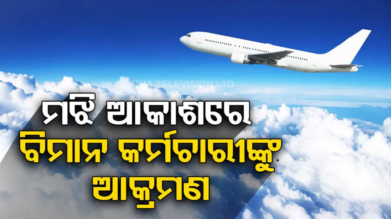 Man Tries To Open Emergency Exit Door