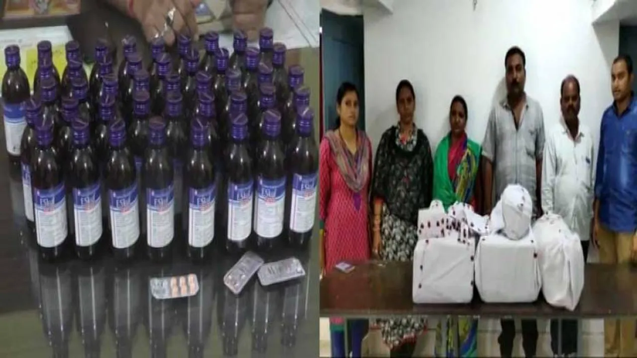 କଫ୍ ସିରପ୍ ସହିତ ଗଞ୍ଜେଇ ଜବତ