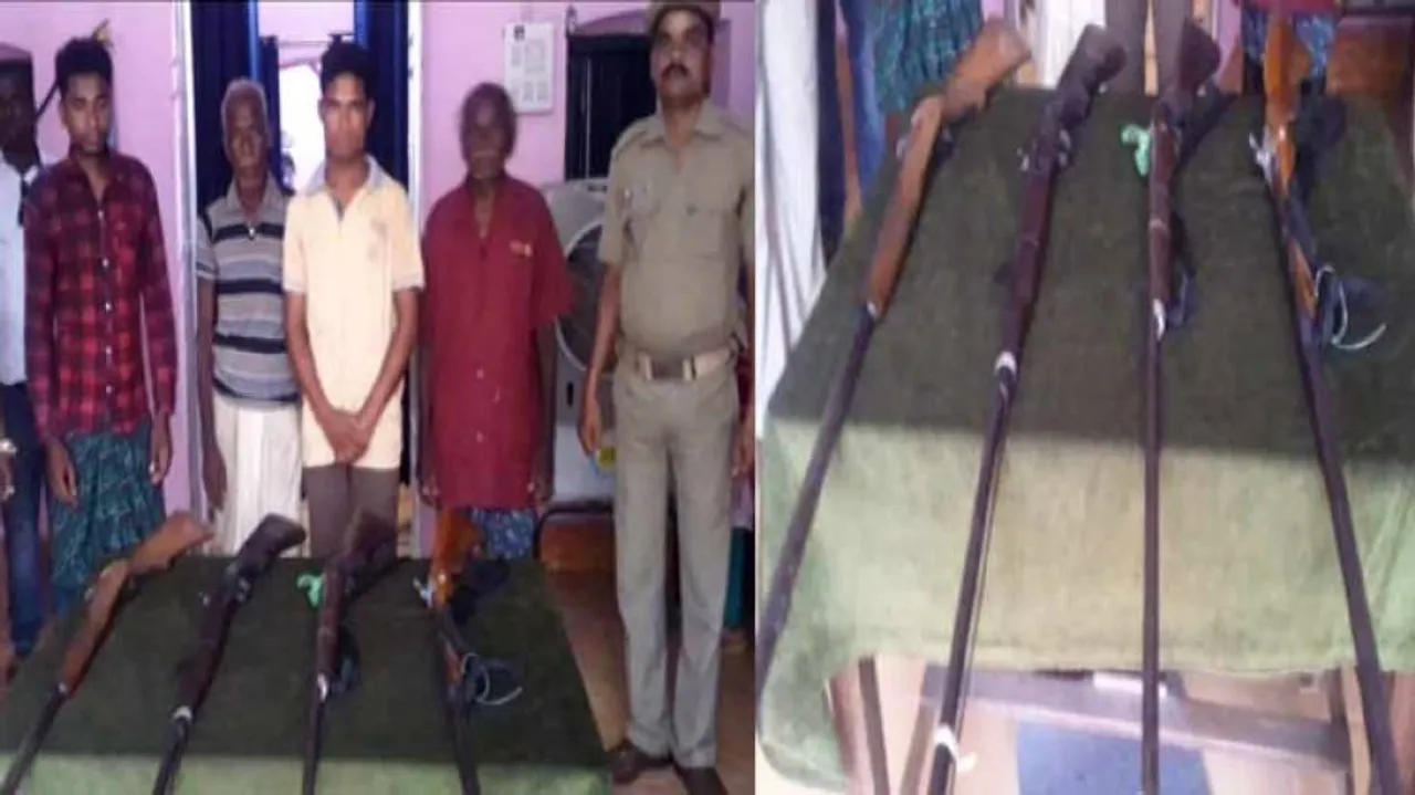 ଜଙ୍ଗଲରୁ ୪ ଅପରାଧୀ ଗିରଫ