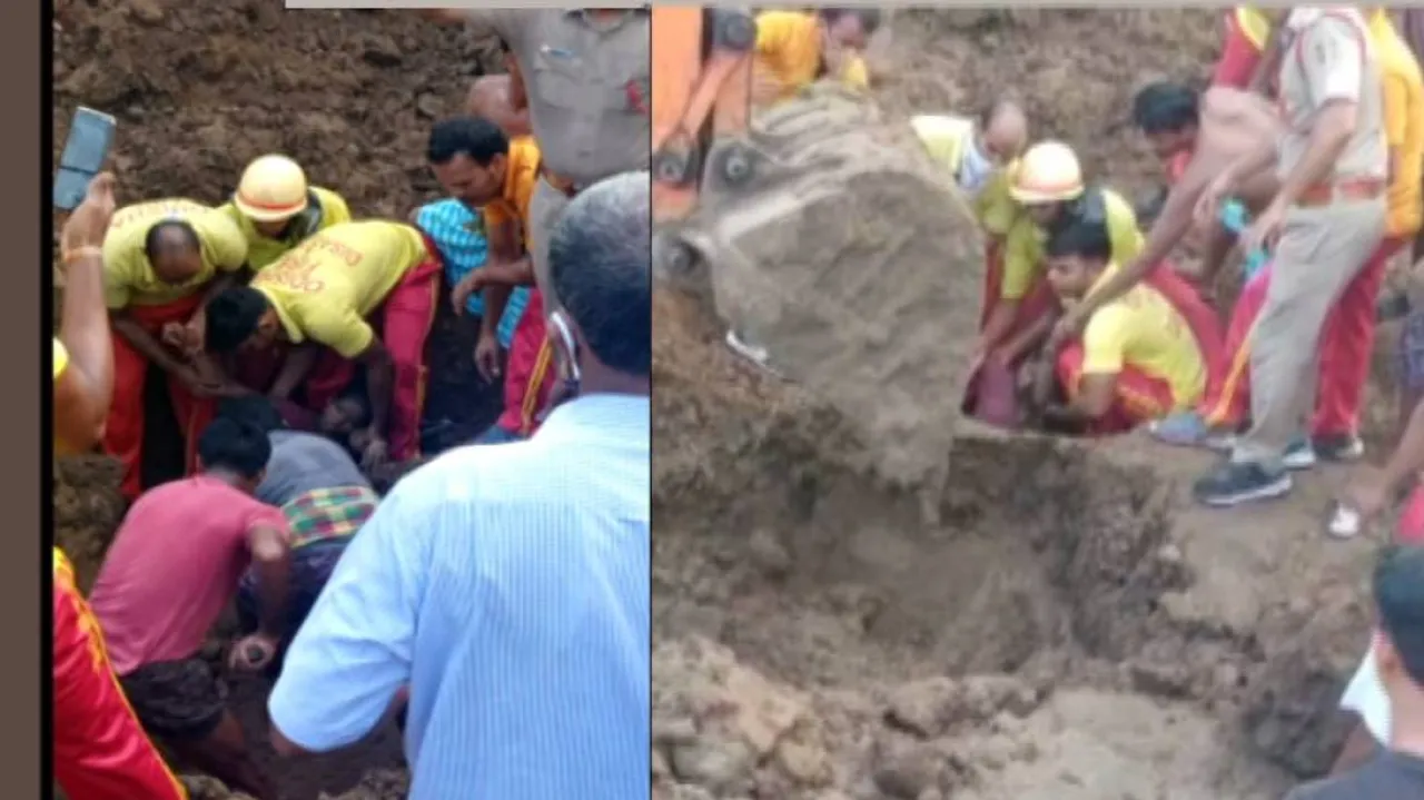 ମାଟି ଅତଡ଼ା ଧସିବାରୁ ଚାଲିଗଲା ୨ ଜୀବନ