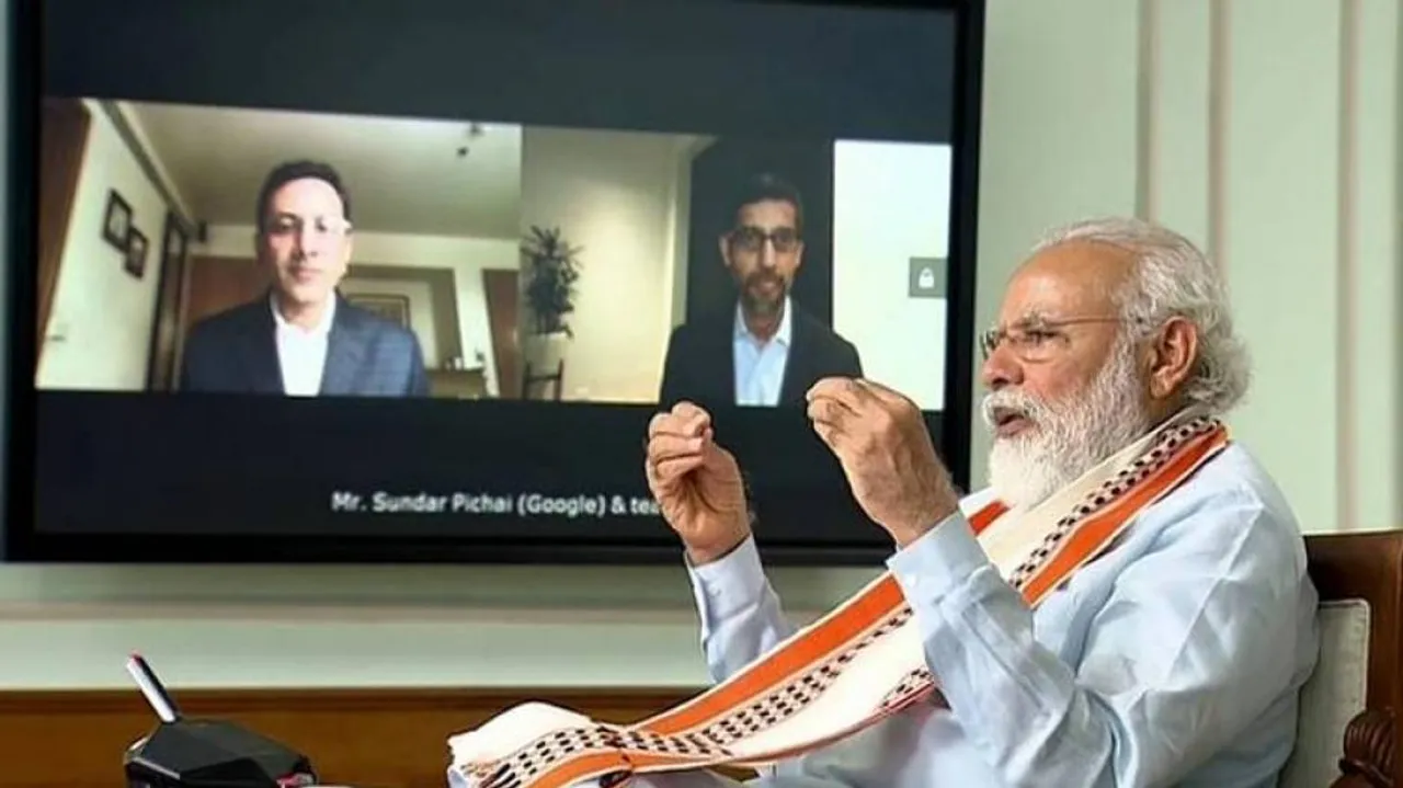 ଗୁଗଲ୍ ସିଇଓଙ୍କ ସହ କଥା ହେଲେ ପ୍ରଧାନମନ୍ତ୍ରୀ ମୋଦି