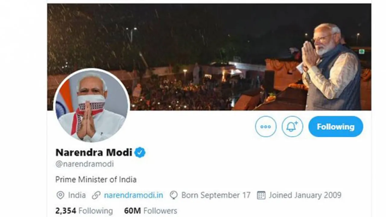 ଟ୍ୱିଟରରେ ମୋଦିଙ୍କ ଫଲୋଅର୍ସଙ୍କ ସଂଖ୍ୟା ୬୦ ମିଲିୟନ୍