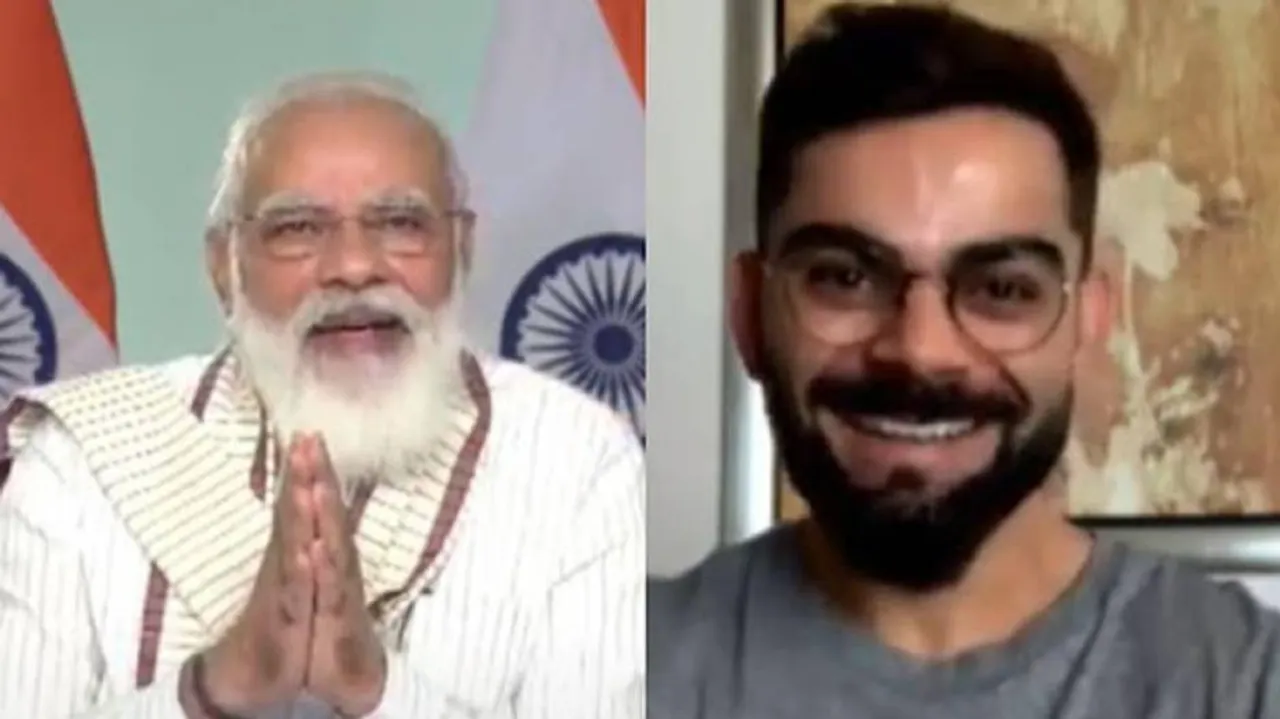 ବିରାଟ୍‌ କୋହଲିଙ୍କୁ ପ୍ରଧାନମନ୍ତ୍ରୀ ମୋଦିଙ୍କ ପ୍ରଶ୍ନ, 'ଏତେ ଫିଟ୍ କେମିତି ରହୁଛ'