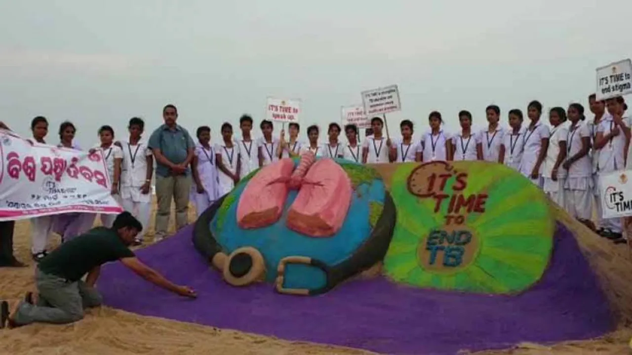 ବାଲୁକା କଳାରେ ଯକ୍ଷ୍ମାରୋଗର ଭୟାବହତା ସମ୍ପର୍କରେ ସଚେତନ କରିବାକୁ ଉଦ୍ୟମ