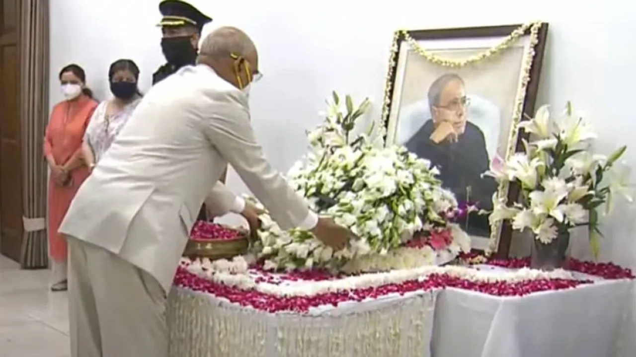 ପ୍ରଣବ ମୁଖାର୍ଜୀଙ୍କୁ ଶ୍ରଦ୍ଧାଞ୍ଜଳି ଦେଲେ ରାଷ୍ଟ୍ରପତି, ଉପରାଷ୍ଟ୍ରପତି ଓ ପ୍ରଧାନମନ୍ତ୍ରୀ