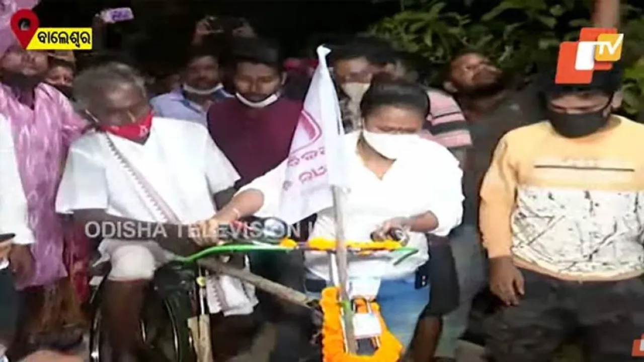 ବେଣୁଧରଙ୍କ ପାଇଁ ପ୍ରଚାର ମୈଦାନରେ ରାନୀ ପଣ୍ଡା