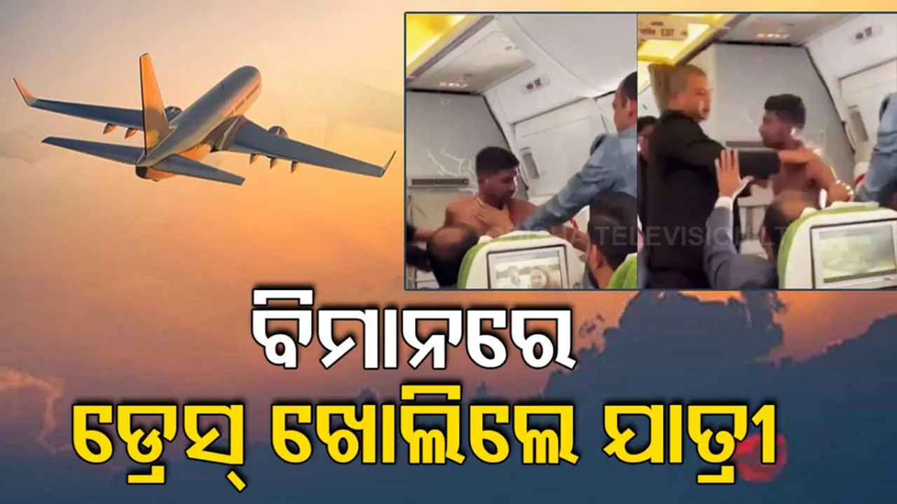 Passenger Goes Shirtless To Fight With Co-Passenger On Flight