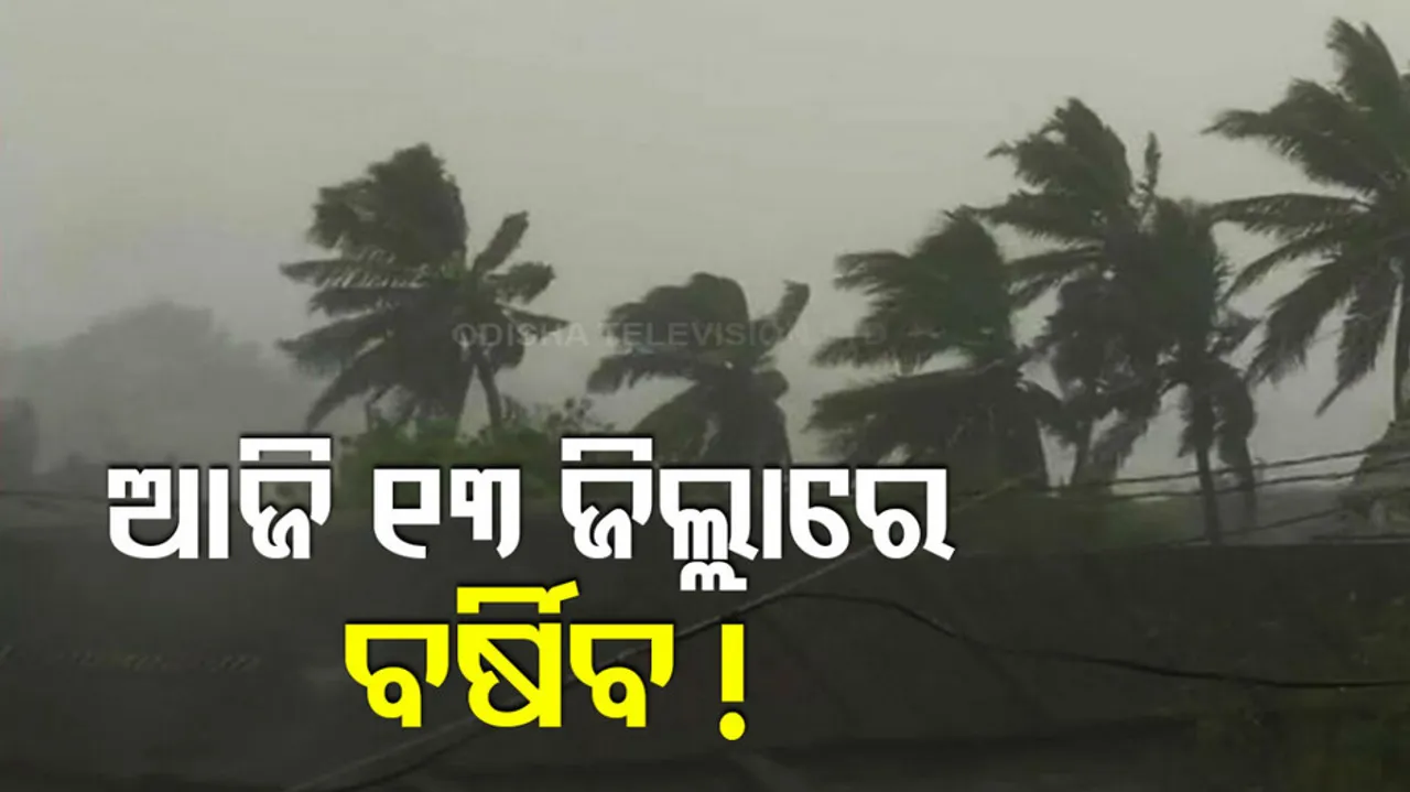 Rainfall Alert For Odisha