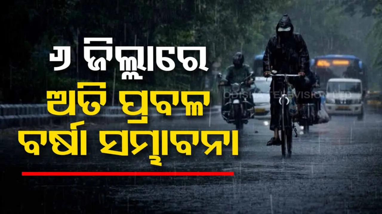 odisha rainfall alert