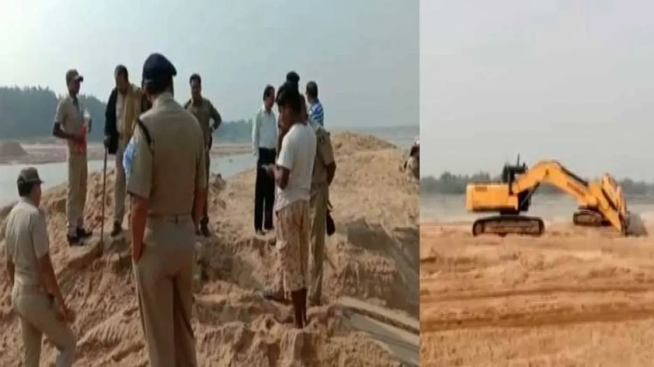 ଏନଜିଟିଙ୍କ ବାରଣ ସତ୍ତ୍ୱେ ଚାଲିଛି ବାଲି ଖାଦାନ