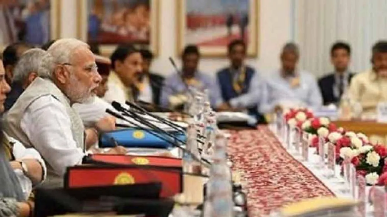 ରାଷ୍ଟ୍ରପତି ଭବନରେ ନୀତି ଆୟୋଗର ବୈଠକ,  ସବ୍‌କା ସାଥ, ସବ୍‌କା ବିକାଶ ମନ୍ତ୍ର ଦେଲେ ମୋଦି