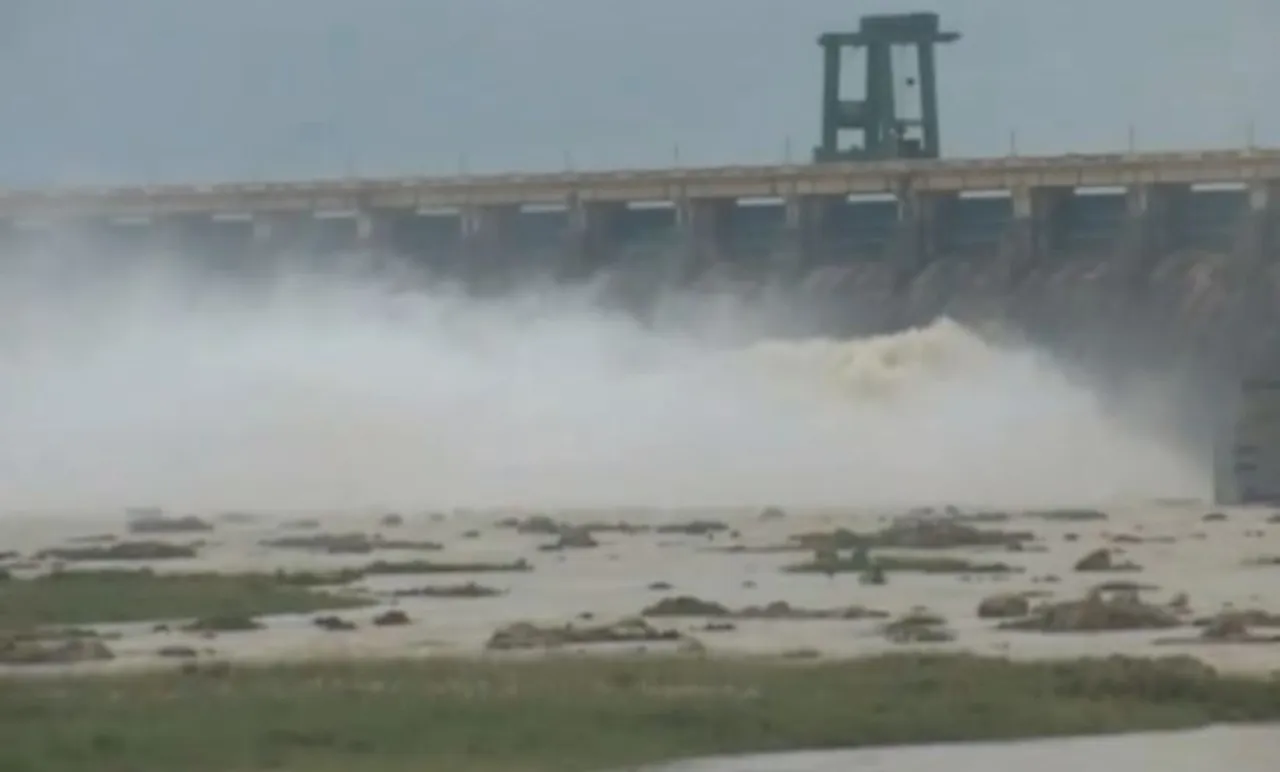 Flood threat looms as Hirakud Dam releases excess water amid heavy rain in Odisha