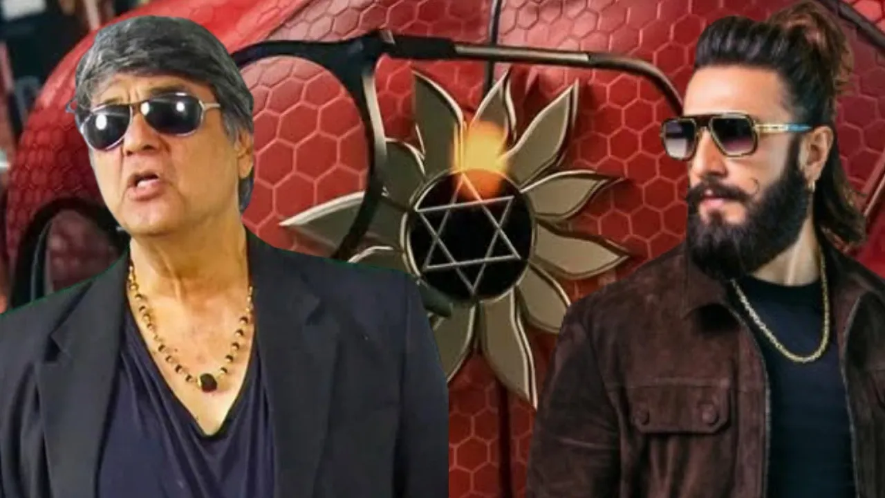 Mukesh Khanna and Ranveer Singh Shaktimaan