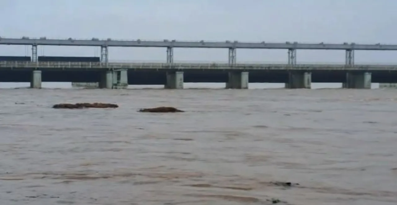 Water level rises at Mundali after release from Hirakud dam