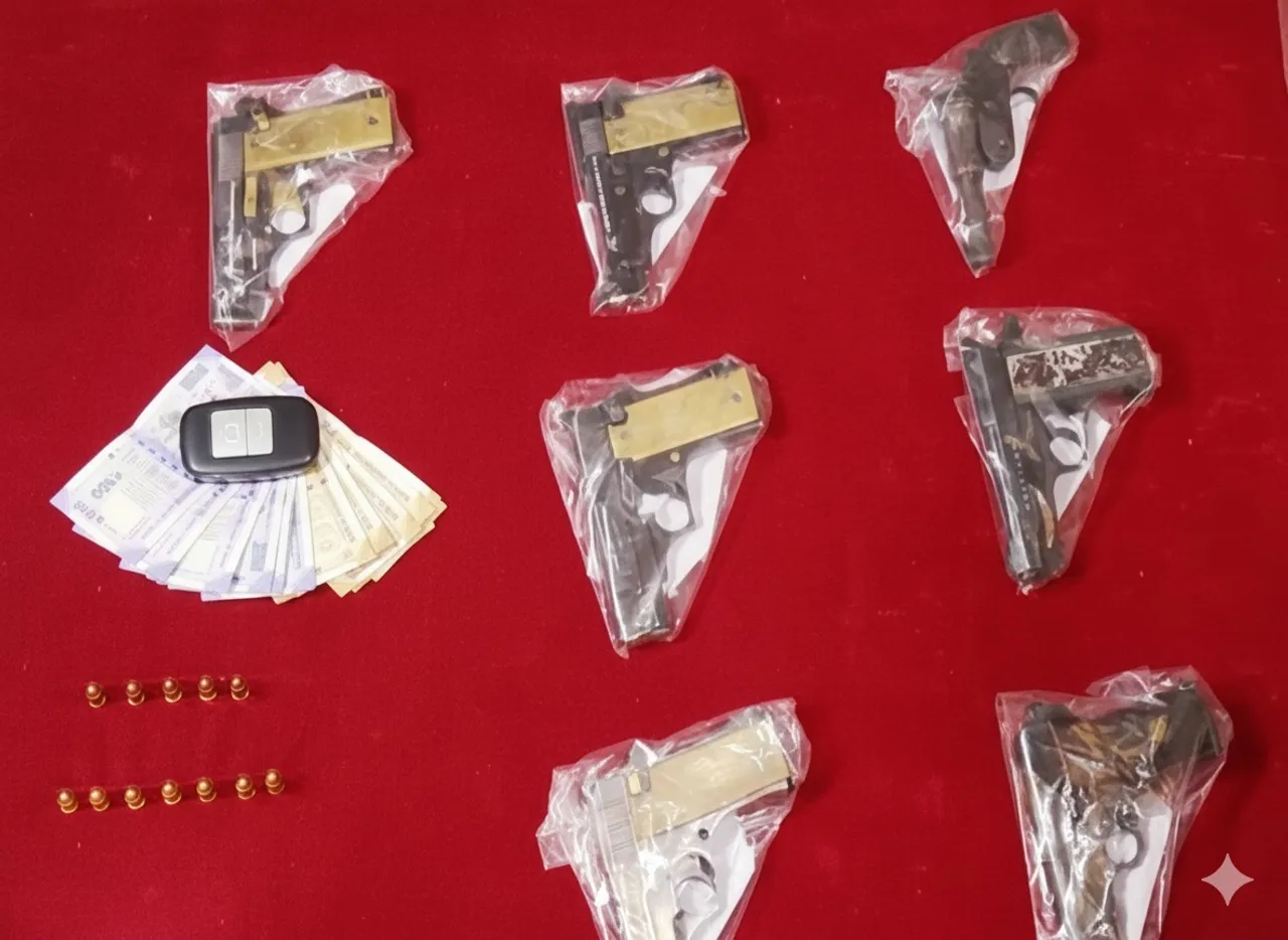 10 semi-automatic guns seized as Odisha Police nabs notorious arms dealer