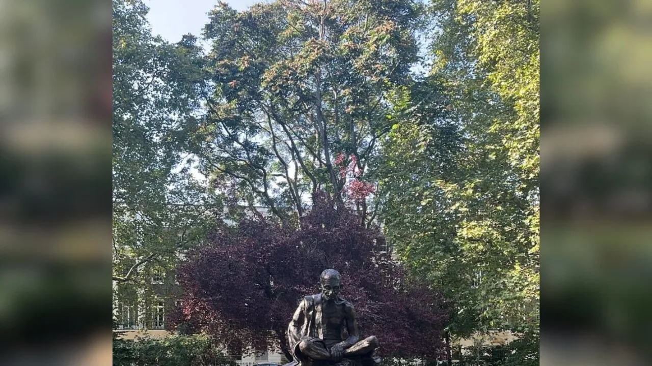 Gandhi statue in London vandalised