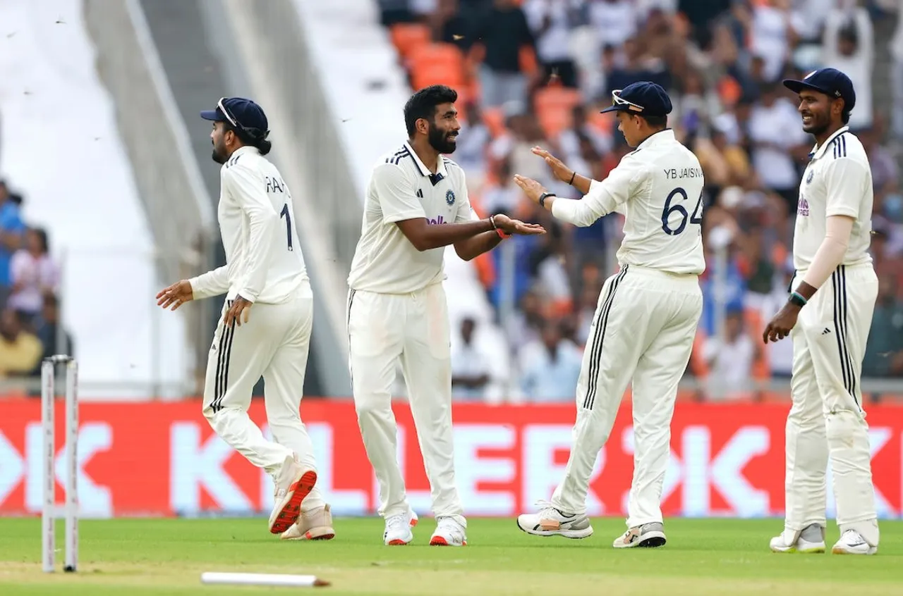 A dominant India bowled out West Indies for 162 as an early tea was called on the opening day of the first Test here on Thursday.