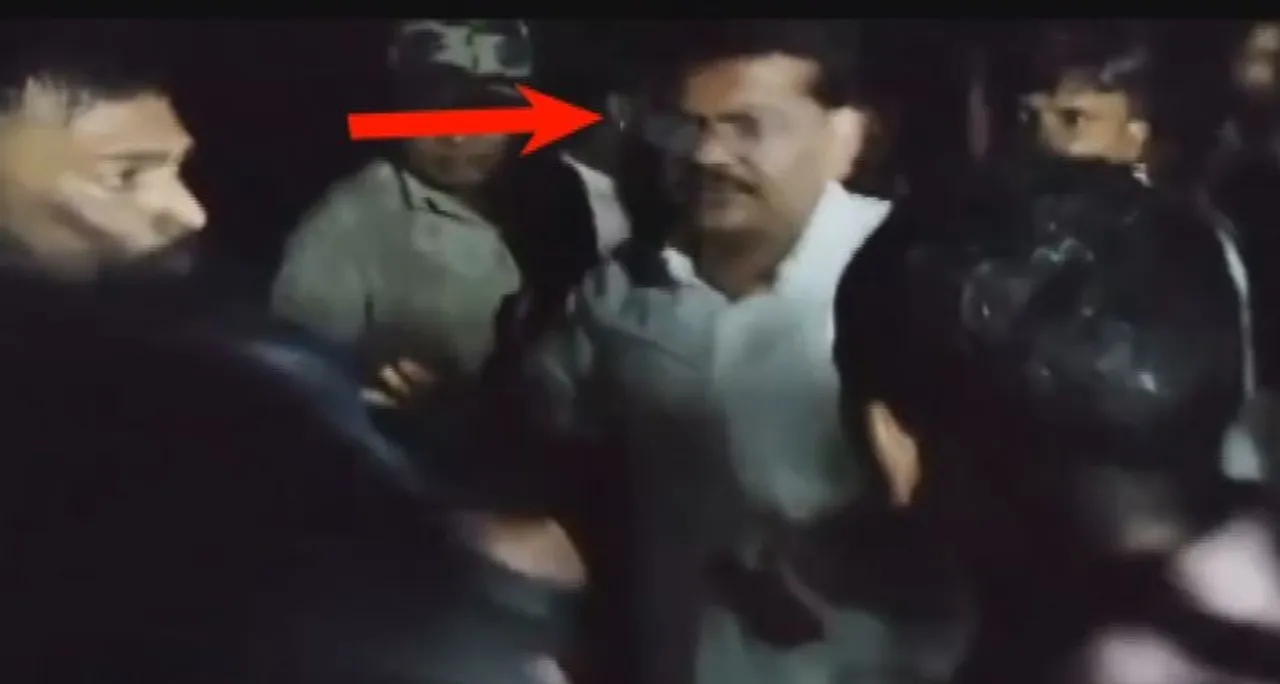 Angry crowd surrounds Chandbali BJD MLA amid Durga Puja festivities