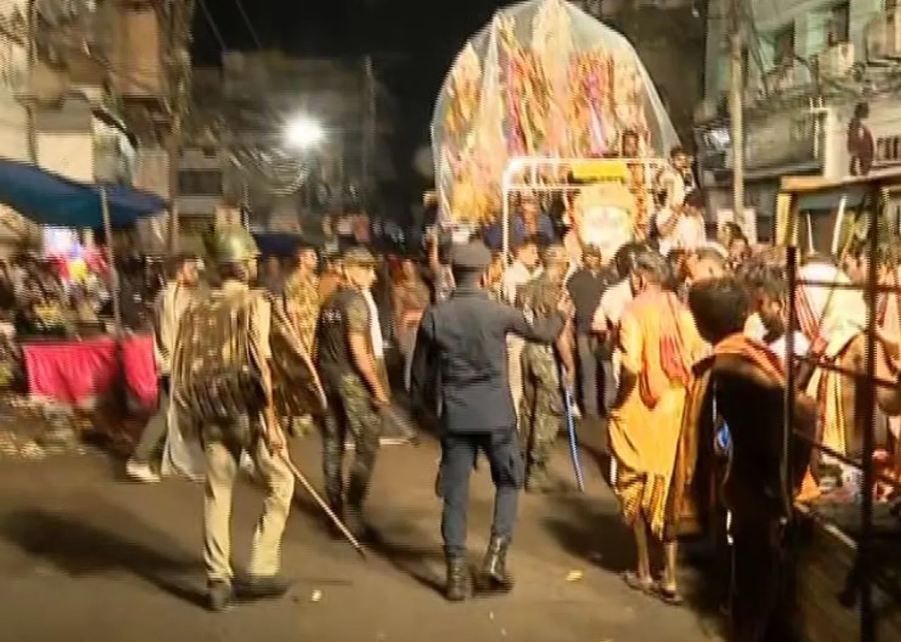 Durga idol immersion resumes after violent clash in Cuttack; troublemakers identified, security tightened
