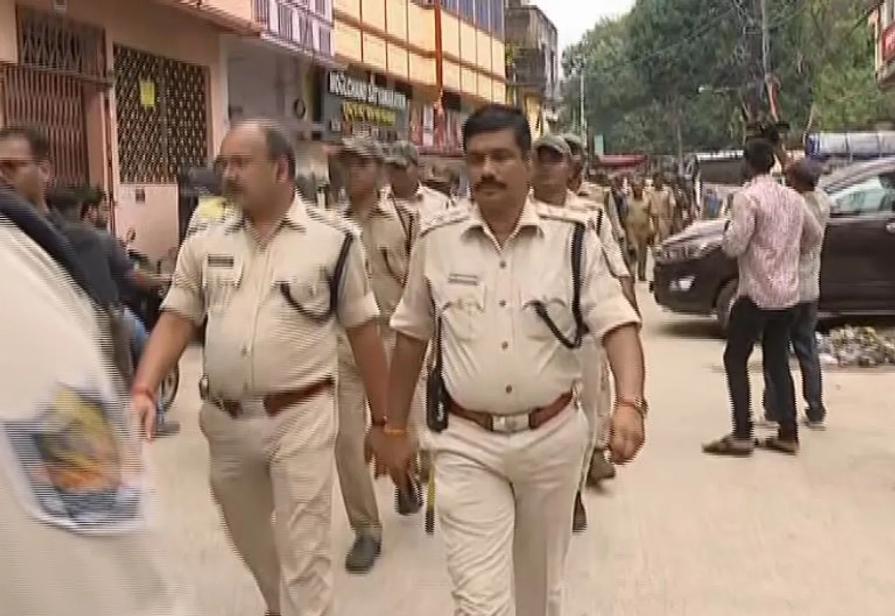 Commissionerate Police conducts flag march ahead of VHP’s Cuttack bandh call
