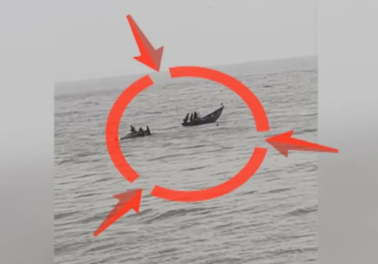 Fishing boat capsizes at Paradip sea mouth, rescue operations underway