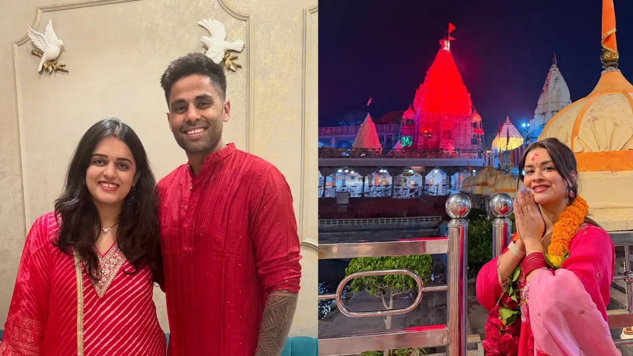 Avneet Kaur’s surprise Mahakal Temple visit with Suryakumar Yadav and his wife sparks buzz, here’s the real story