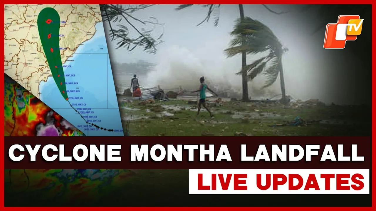 Cyclone Montha landfall LIVE Updates: Severe cyclonic storm moving at 15 kmph, landfall tonight
