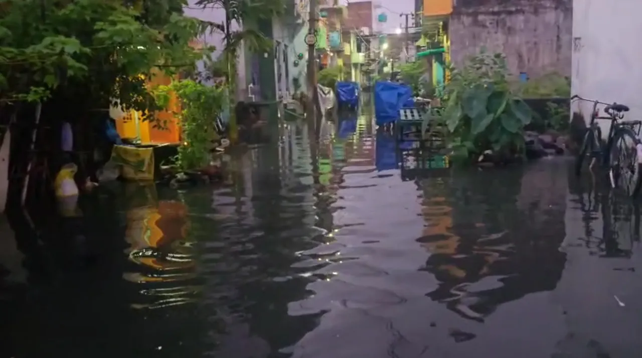 Cyclone Montha havoc: Drain water, sewage flood homes in Berhampur